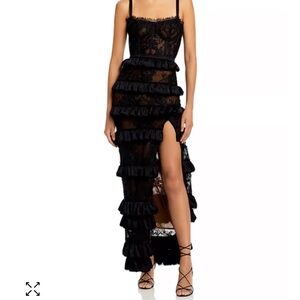 Elegant Black Tiered Dress -Never Worn!